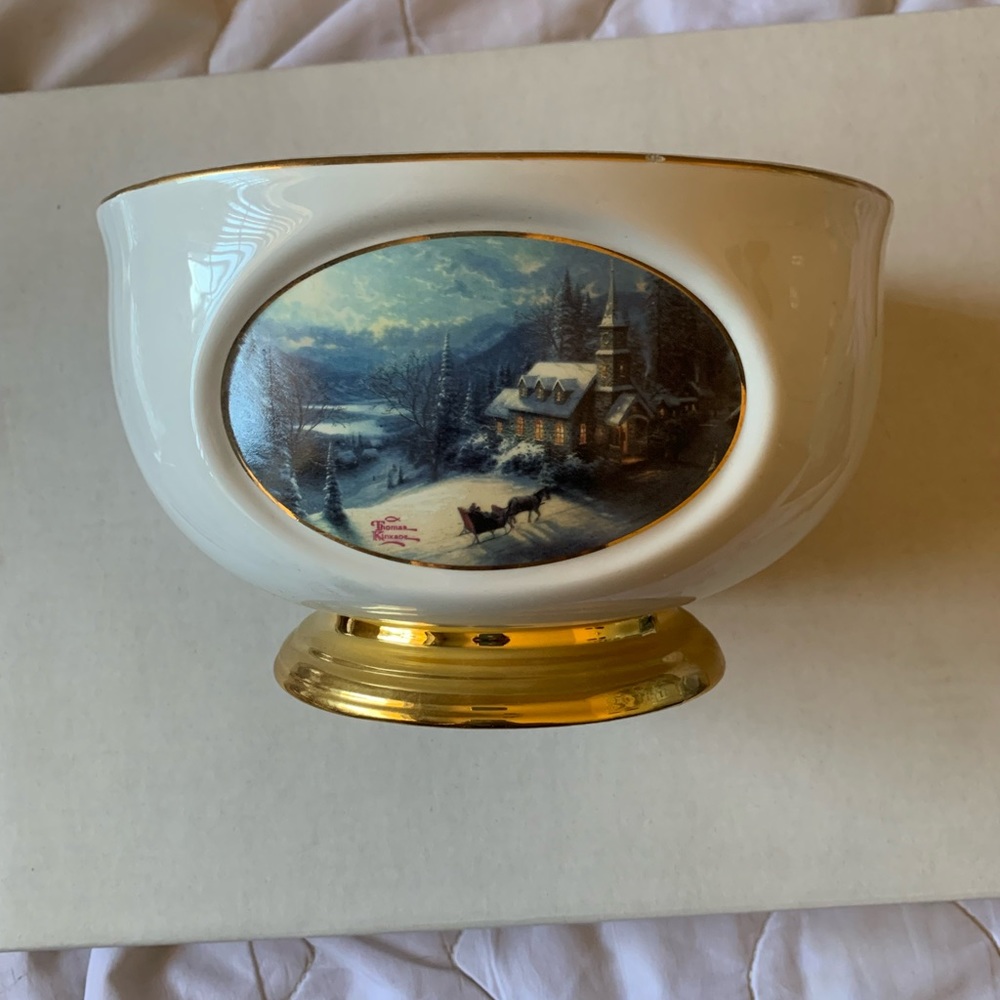 Thomas Kinkade Sunday Evening Sleigh Ride